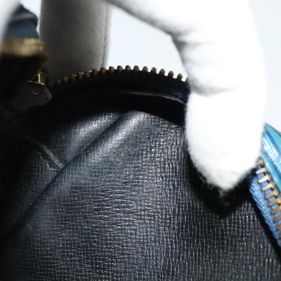 LOUIS VUITTON Epi June Feuille Shoulder Bag Blue M52155 - Picture 12 of 16